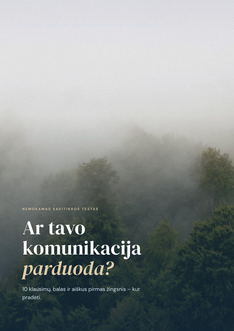 Testo „Ar tavo komunikacija parduoda?“ viršelis